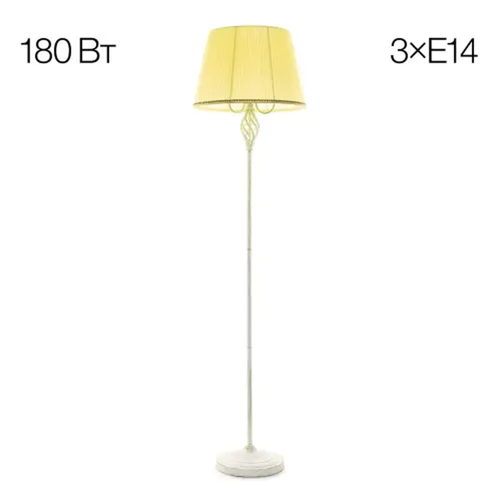 Citilux Вена CL402923 Торшер патина с кремовым абажуром