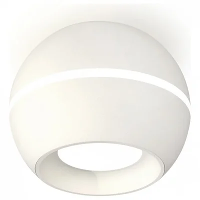 Комплект накладного светильника XS1101001 SWH белый песок MR16 GU5.3 LED 3W 4200K (C1101, N7020) (C1101 - 1шт, N7020 - 1шт)