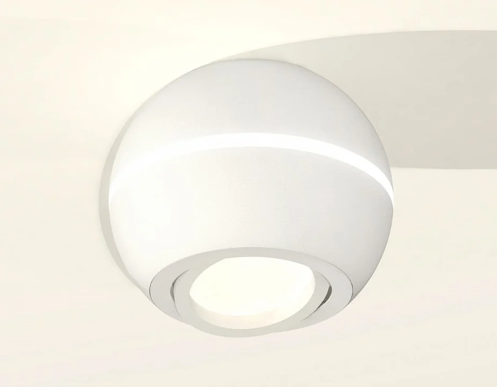 Комплект накладного поворотного светильника XS1101020 SWH белый песок MR16 GU5.3 LED 3W 4200K (C1101, N7001) (C1101 - 1шт, N7001 - 1шт)