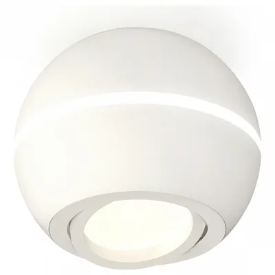 Комплект накладного поворотного светильника XS1101020 SWH белый песок MR16 GU5.3 LED 3W 4200K (C1101, N7001) (C1101 - 1шт, N7001 - 1шт)
