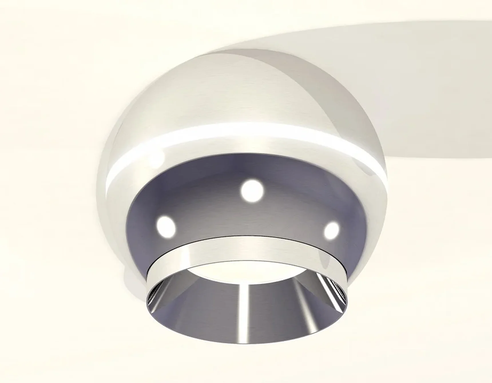 Комплект накладного светильника XS1104002 PSL серебро полированное MR16 GU5.3 LED 3W 4200K (C1104, N7032) (C1104 - 1шт, N7032 - 1шт)
