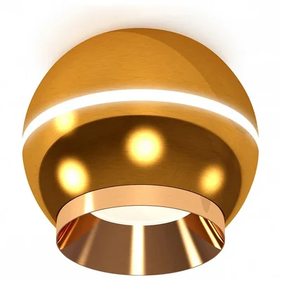 Комплект накладного светильника XS1105002 PYG золото желтое полированное MR16 GU5.3 LED 3W 4200K (C1105, N7034) (C1105 - 1шт, N7034 - 1