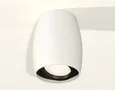 Комплект накладного поворотного светильника XS1122002 SWH/PBK белый песок/черный полированный MR16 GU5.3 (C1122, N7002) (C1122 - 1шт, N