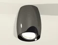 Комплект накладного светильника XS1123001 DCH/PSL хром черный/серебро полированное MR16 GU5.3 (C1123, N7003) (C1123 - 1шт, N7003 - 1шт)