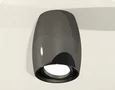 Комплект накладного поворотного светильника XS1123002 DCH/PBK черный хром/черный полированный MR16 GU5.3 (C1123, N7002) (C1123 - 1шт, N