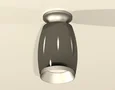 Комплект накладного светильника XS1123041 DCH/MCH черный хром/хром матовый MR16 GU5.3 (N6904, C1123, N7033) (N6904 - 1шт, C1123 - 1шт,