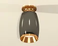 Комплект накладного светильника XS1123043 DCH/PYG черный хром/золото желтое полированное MR16 GU5.3 (N6905, C1123, N7034) (N6905 - 1шт,