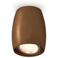 Комплект накладного поворотного светильника XS1124001 SCF/PPG кофе песок/золото розовое полированное MR16 GU5.3 (C1124, N7005) (C1124 -