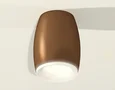 Комплект накладного светильника XS1124020 SCF/FR кофе песок/белый матовый MR16 GU5.3 (C1124, N7165) (C1124 - 1шт, N7165 - 1шт)
