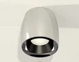 Комплект накладного светильника XS1143001 PSL/PBK серебро полированное/черный полированный MR16 GU5.3 (C1143, N7031) (C1143 - 1шт, N703