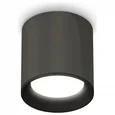 Комплект накладного светильника XS6303001 DCH/SBK черный хром/черный песок MR16 GU5.3 (C6303, N6102) (C6303 - 1шт, N6102 - 1шт)