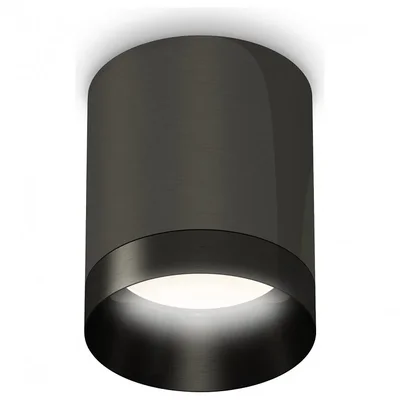 Комплект накладного светильника XS6303002 DCH/PBK черный хром/черный полированный MR16 GU5.3 (C6303, N6131) (C6303 - 1шт, N6131 - 1шт)