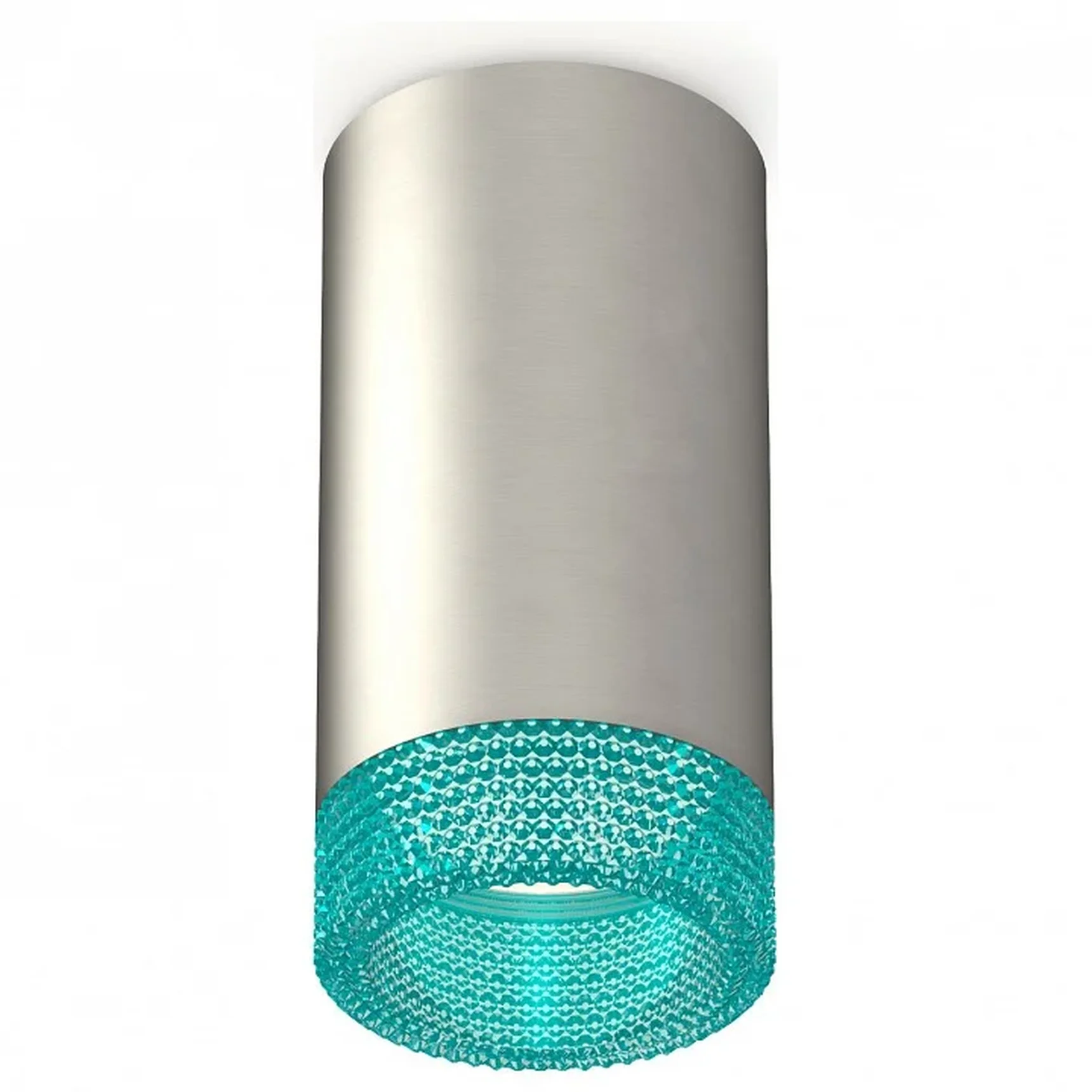Комплект накладного светильника XS6324021 SSL/BL серебро песок/голубой MR16 GU5.3 (C6324, N6153) (C6324 - 1шт, N6153 - 1шт)