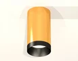 Комплект накладного светильника XS6327004 PYG/PBK золото желтое полированное/черный полированный MR16 GU5.3 (C6327, N6131) (C6327 - 1шт