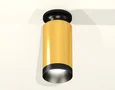 Комплект накладного светильника XS6327100 PYG/PBK золото желтое полированное/черный полированный MR16 GU5.3 (N6902, C6327, N6131) (N690