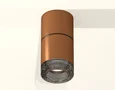 Комплект накладного светильника с композитным хрусталем XS7404042 SCF/BK кофе песок/тонированный MR16 GU5.3 (C7404, A2071, C7404, N7192