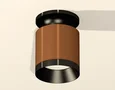 Комплект накладного светильника XS7404101 SCF/PBK кофе песок/черный полированный MR16 GU5.3 (N7926, C7404, N7031) (N7926 - 1шт, C7404 -