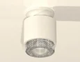 Комплект накладного светильника с композитным хрусталем XS7510042 SWH/CL белый песок/прозрачный MR16 GU5.3 (N7925, C7510, N7191) (N7925