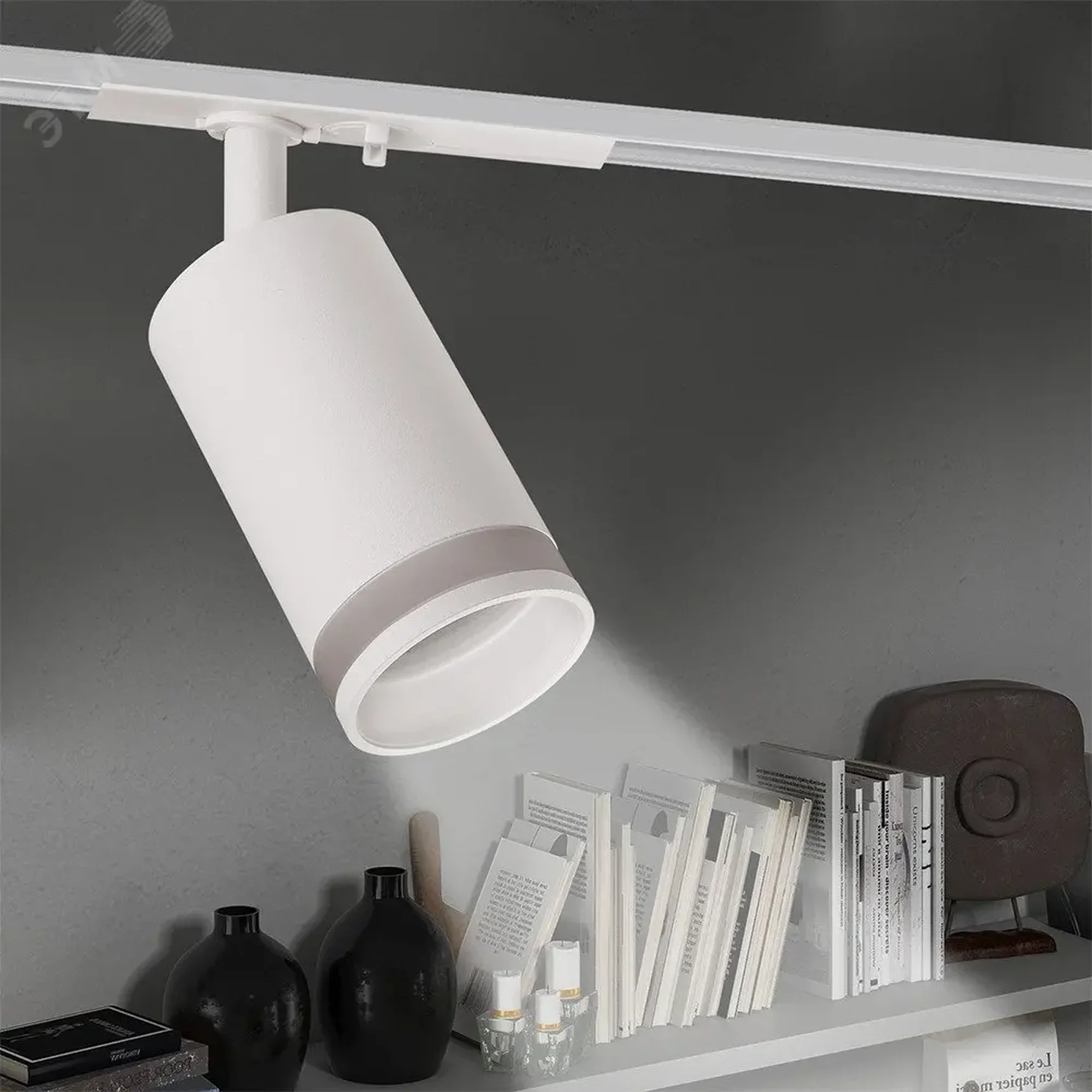 Трековый светильник светодиодный PTR 28 GU10 WH 230V IP20, 5040205