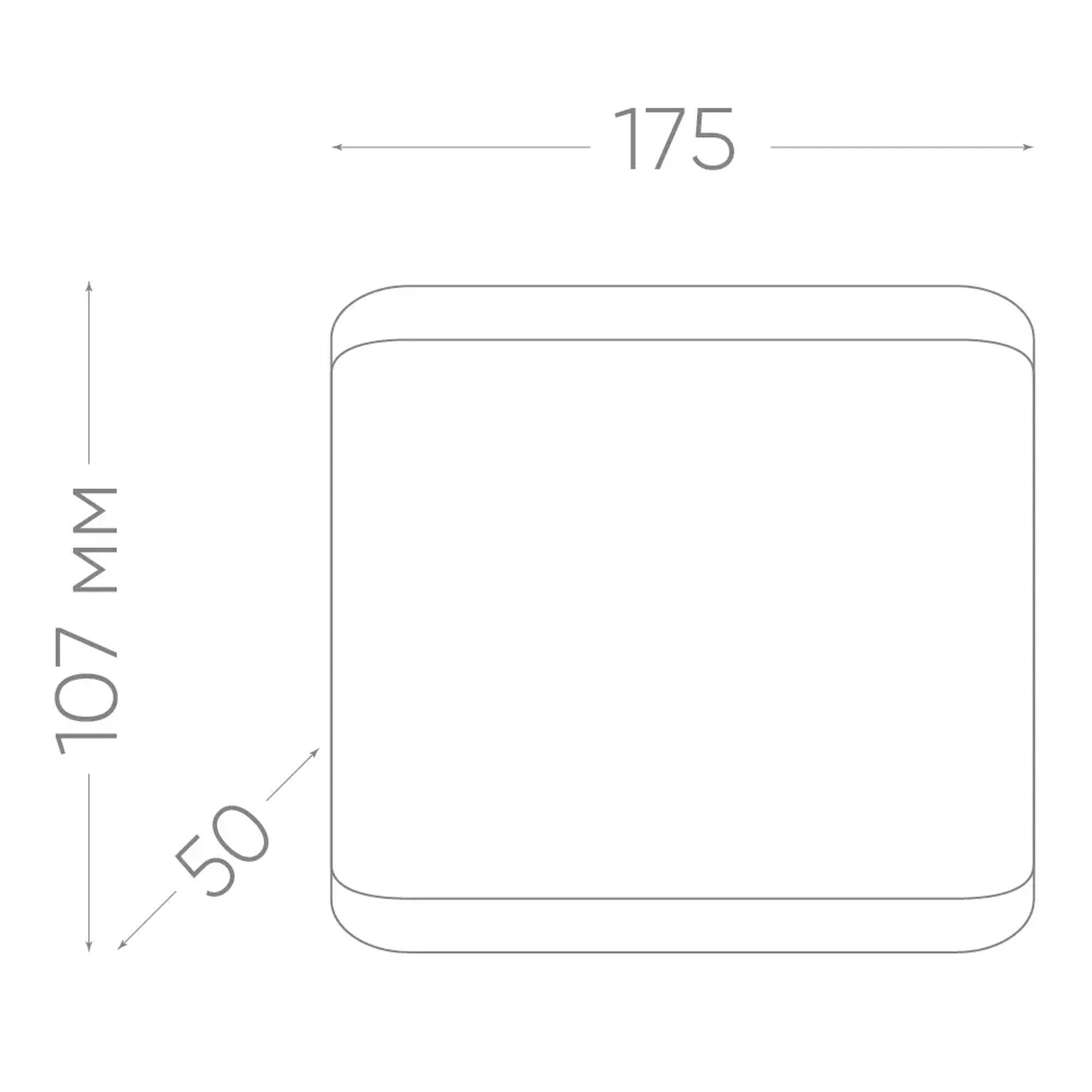 Светильник уличный светодиодный, 2*6W, 840Lm, 4000K, DH010, черный