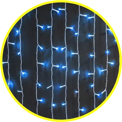 Светодиодная гирлянда NGF-C01-357B-8-2x1.5m-230-TR-IP44