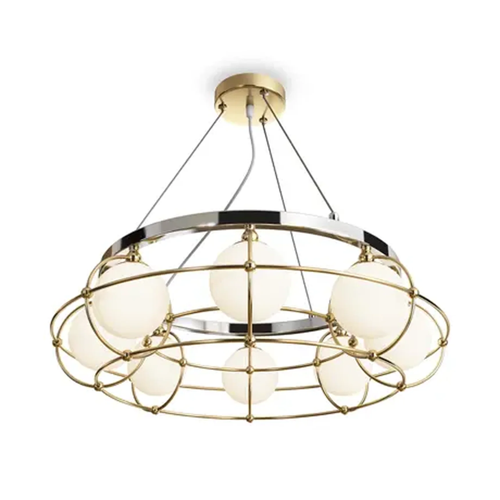 Подвесной светильник Carcass G9х8, MOD312PL-08GCH