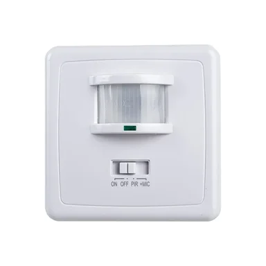 Датчик движения и освещенности 500W 12m 140° белый, SEN1A/LX2000