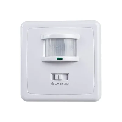 Датчик движения и освещенности 500W 12m 140° белый, SEN1A/LX2000