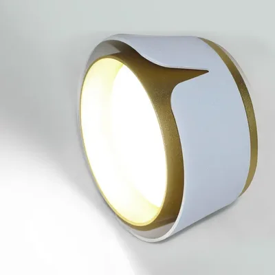 Спот GWL-GX53-M-IP20 Белый + Золото Цветок