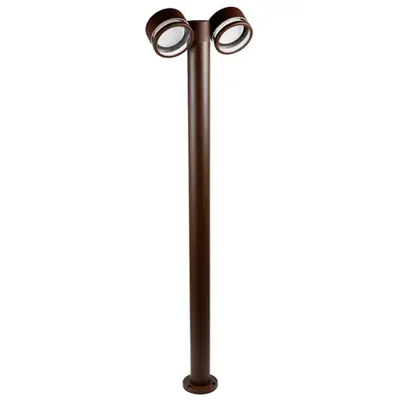 Садово-парковый светильник General GPF-2GX53-M-IP65 Коричневый Высокий с боковым рассеивателем Иллюм