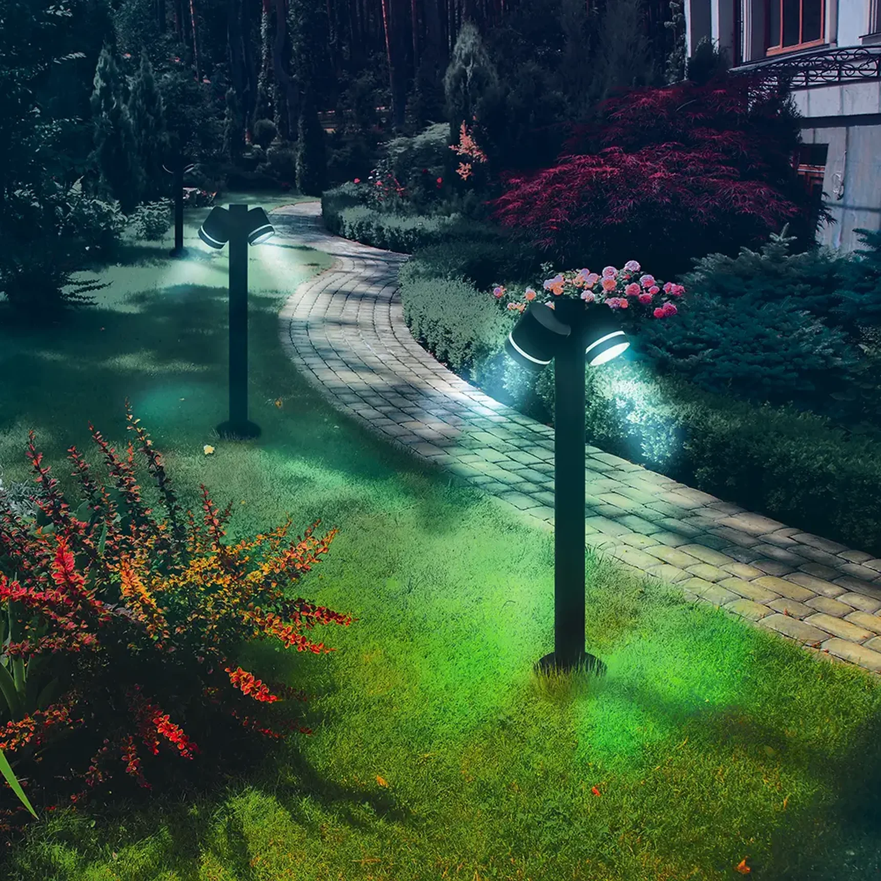 Лампа светодиодная Feron LB-455 GX53 12W 175-265V красная, 51018