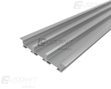 Профиль врезной алюминиевый тройной LC-LPV-0956-2 Anod