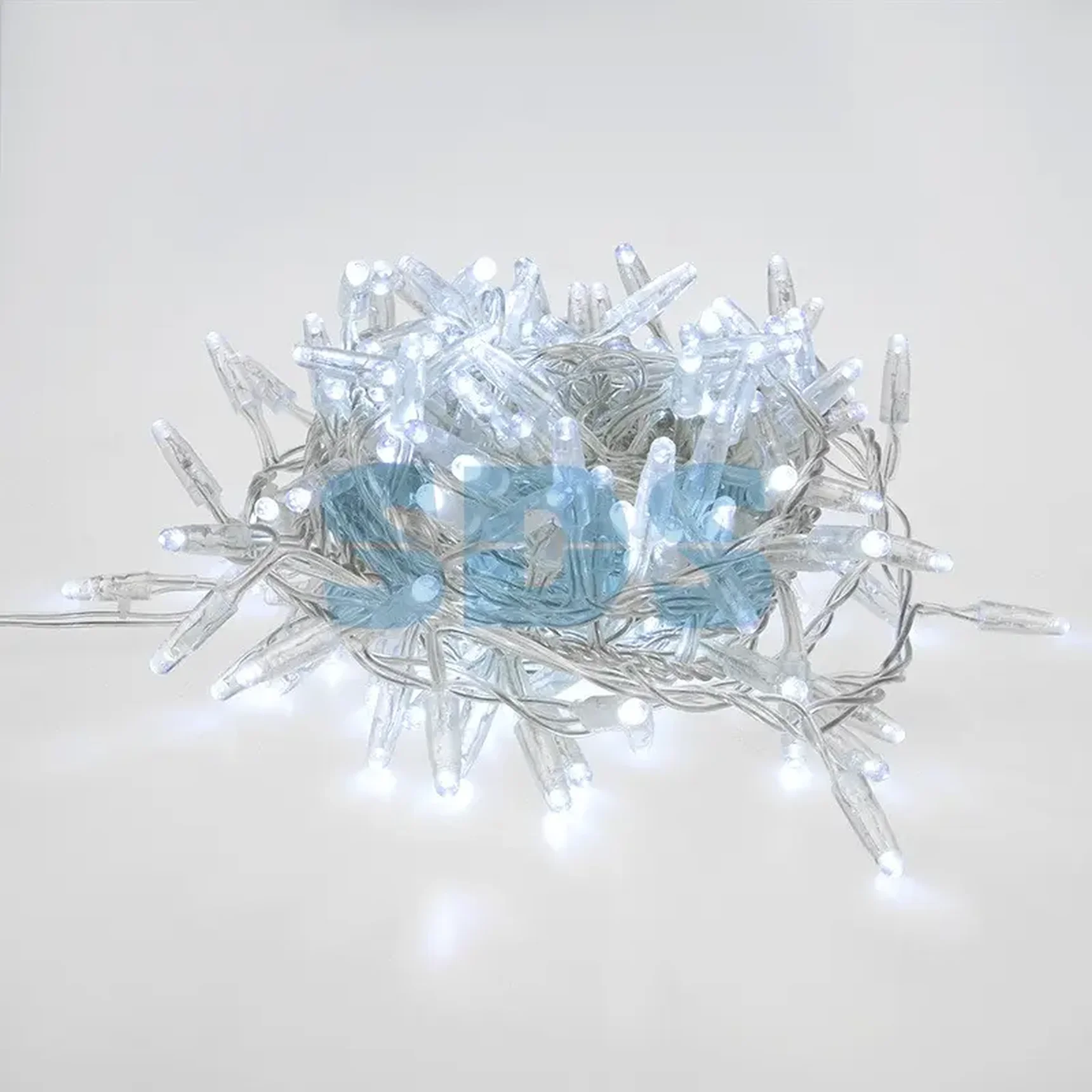Гирлянда «Кластер» 10 м,  400 LED,  Прозрачный ПВХ,  IP65, соединяемая,  цвет свечения белый NEON-NIGHT