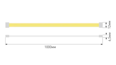 Светодиодная лента SWG PRO COB, 480 LED/м, 10 Вт/м, 24В, IP67, Цвет: Холодный белый, SWG-COB480-24-10-W-67