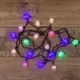 Гирлянда светодиодная Кубики 20 LED МУЛЬТИКОЛОР 2,8 метра с контроллером