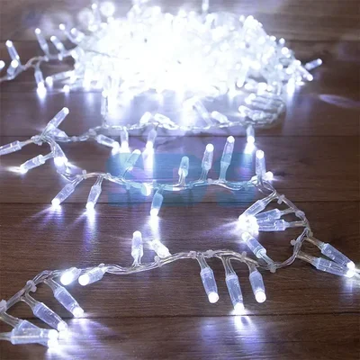 Гирлянда «Кластер» 10 м, 400 LED, Прозрачный ПВХ, IP65, соединяемая, цвет свечения белый NEON-NIGHT
