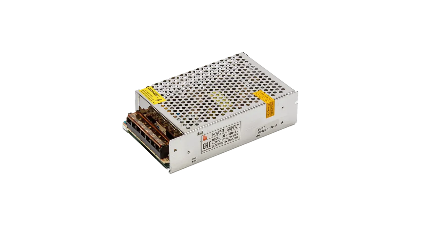 Блок питания для светодиодных лент 12V 120W, S-120-12