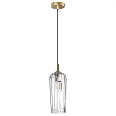 6551/1B SUSPENTIONI LN23 200 матовое золото Подвес E14 1*40W 220V ELLIE