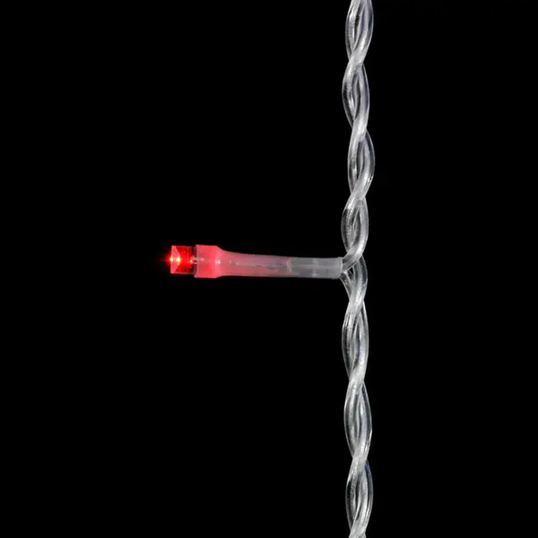 Гирлянда Бахрома 4,9 x 0,5 м Разноцветная 220В, 240 LED, Провод Прозрачный ПВХ, IP54