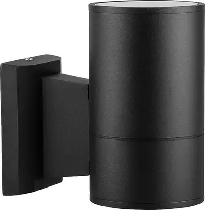 Светильник садово-парковый, 230V E27, DH0701, черный (на стену вверх)