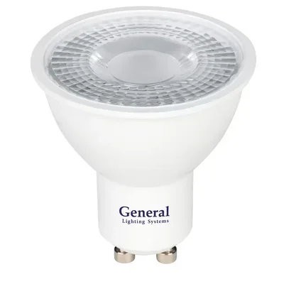 Лампа светодиодная General GLDEN-MR16-DIF-15-230-GU10-6500 30, 661580, диффузор, холодный белый