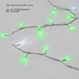 Гирлянда светодиодная Нить 20м 200 LED ЗЕЛЕНЫЙ белый каучук IP67 эффект мерцания 230В соединяется нужен блок 315-001 NEON-NIGHT