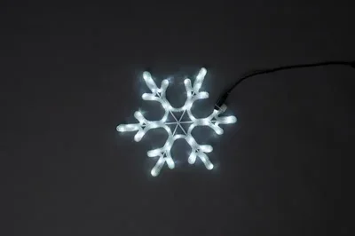 LED-XM(FR)-2D-CK005-W-18"Мотив Снежинка белый