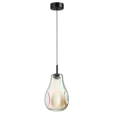 5098/4LB PENDANT ODL25 423 черный/бензиновый/металл/стекло Подвес LED 4W 4000K 388Лм NAVE