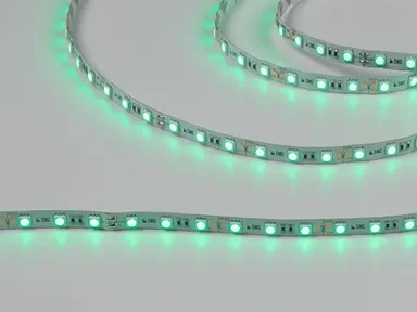Светодиодная лента 5050, 60 LED/м, 14,4 Вт/м, 12В , IP20, Цвет: Зеленый, SWG560-12-14.4-G-M