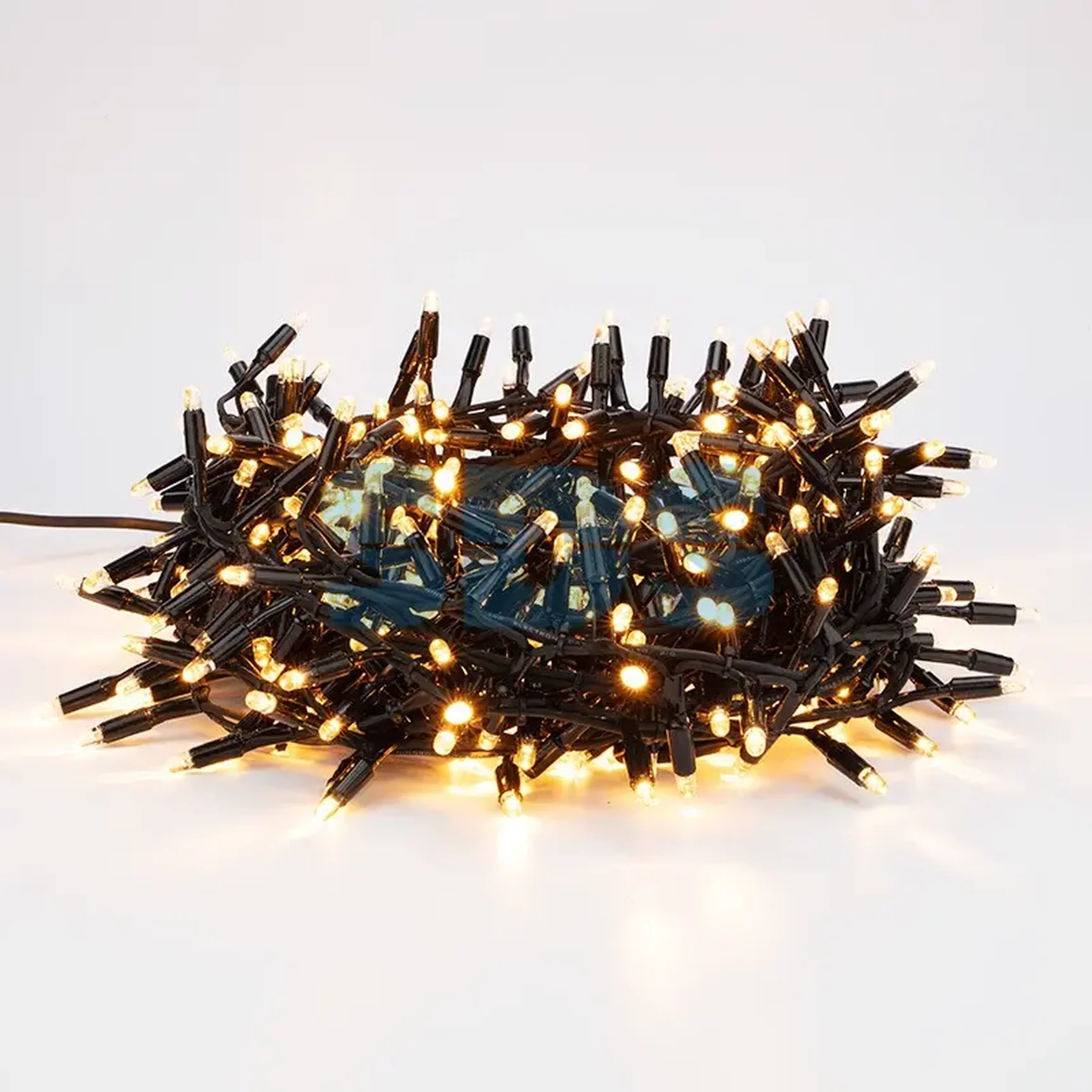 Гирлянда «Кластер» 10 м,  400 LED,  черный каучук,  IP67, соединяемая,  цвет свечения теплый белый NEON-NIGHT
