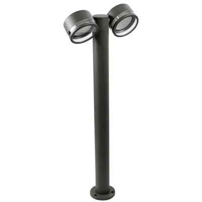 Садово-парковый светильник General GPF-2GX53-M-IP65 Графит Средний с боковым рассеивателем Иллюмакс