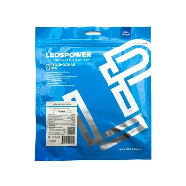 Светодиодная лента 2835 240/м (22Вт/м) 24В холодная, серия ПРО200 008929