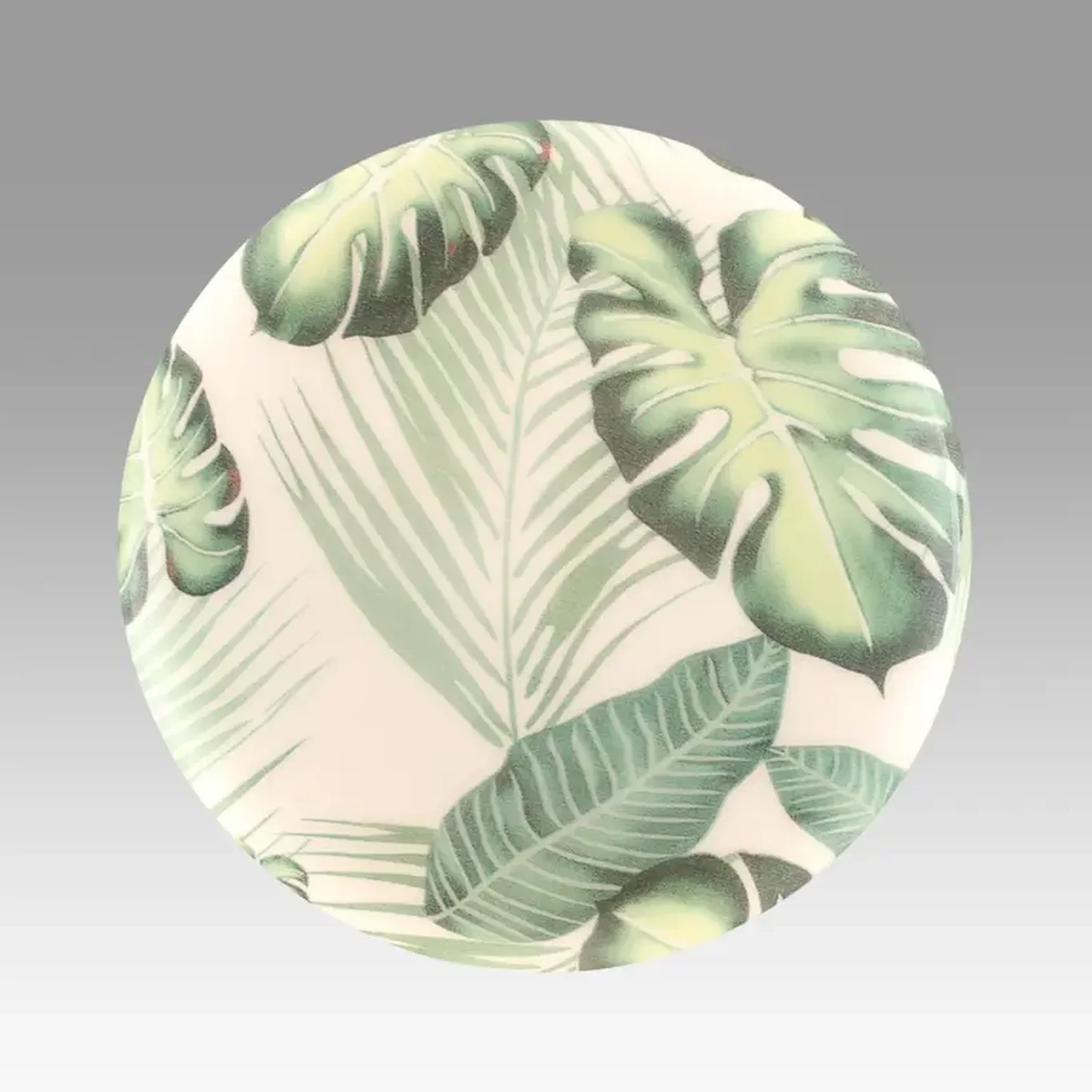 7748/EL PALE SN Светильник светодиодный потолочный пластик/белый/зеленый LED 70Вт 3000-6000К D480 IP43 пульт ДУ FLORI