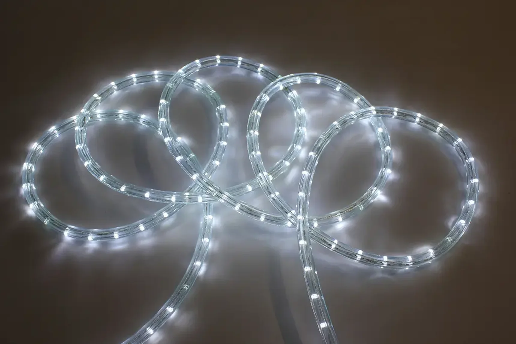 Дюралайт LED-DL-2W-100M-2M-240V-W-Flash (каждый 6-ой), белый, 13мм, (2м) NEW 2023